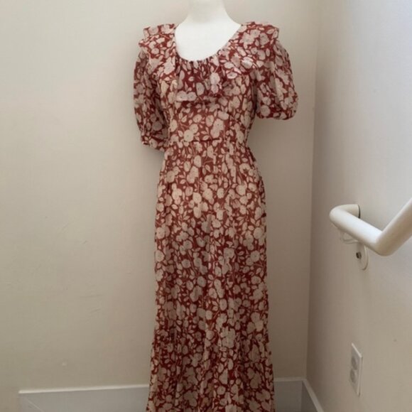 Dôen Rimbaud Dress in Red M - Picture 1 of 6